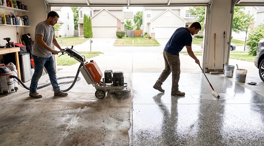 What Is Concrete Floor Refinishing?