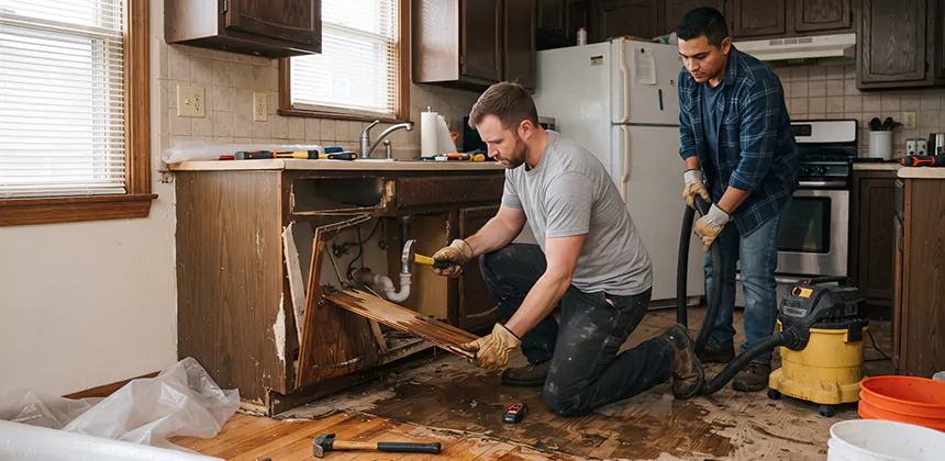 Repairing Water Damaged MDF Cabinets in La Quinta