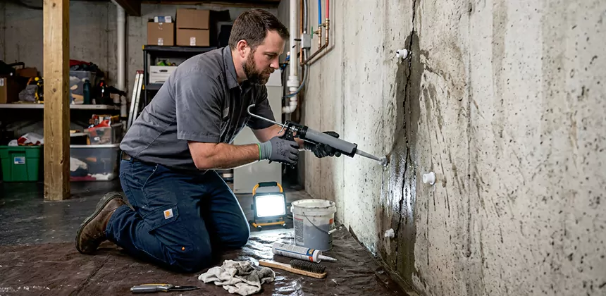 Basement Leak Repair From Inside in La Quinta