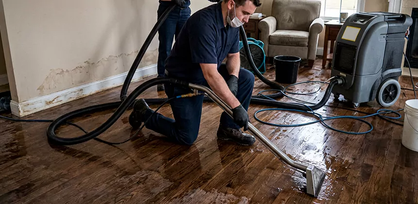 Hardwood Floor Water Extraction in La Quinta